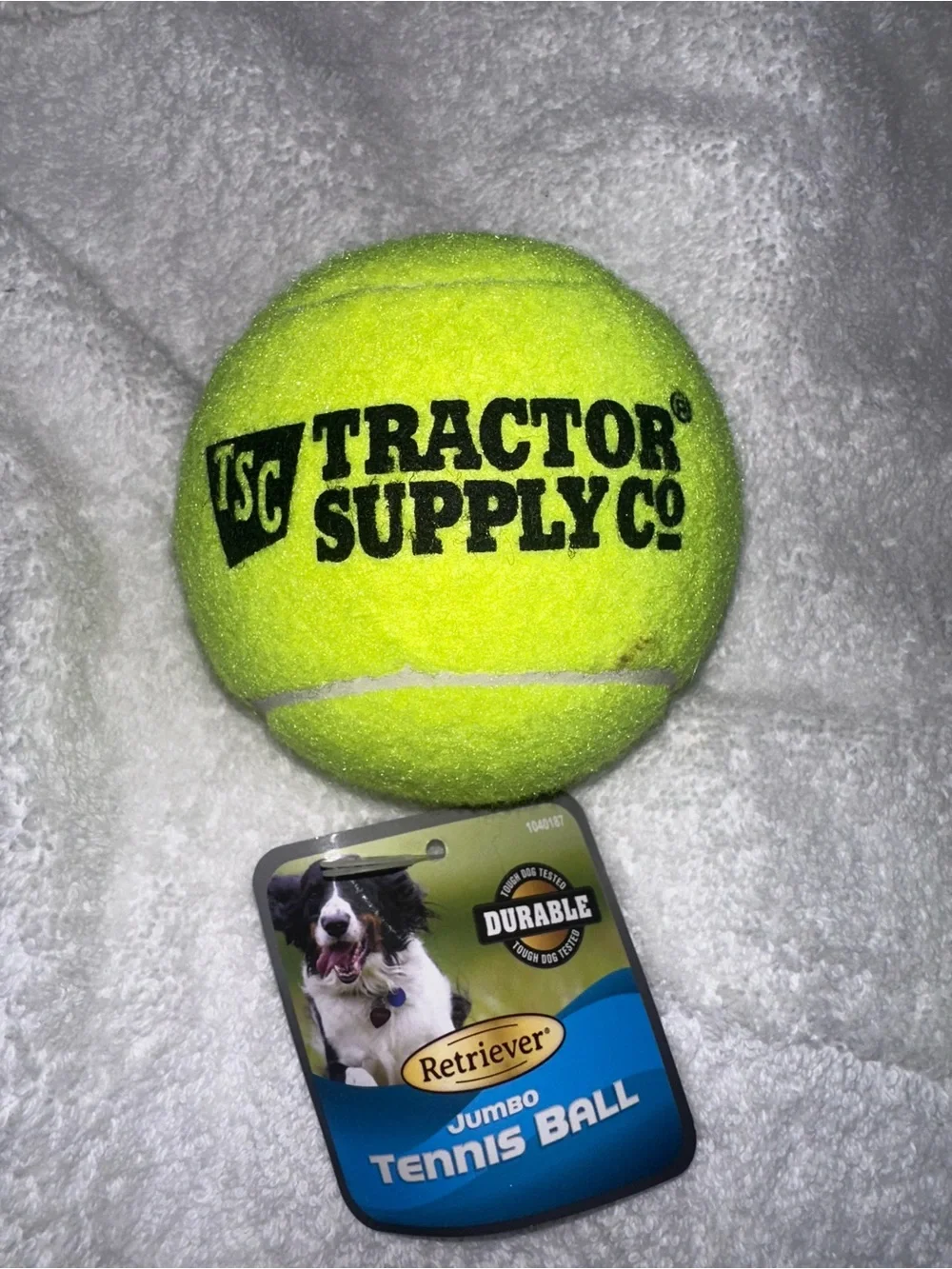 Tractor Supply Co. Retriever Jumbo Tennis Ball - Neon Yellow